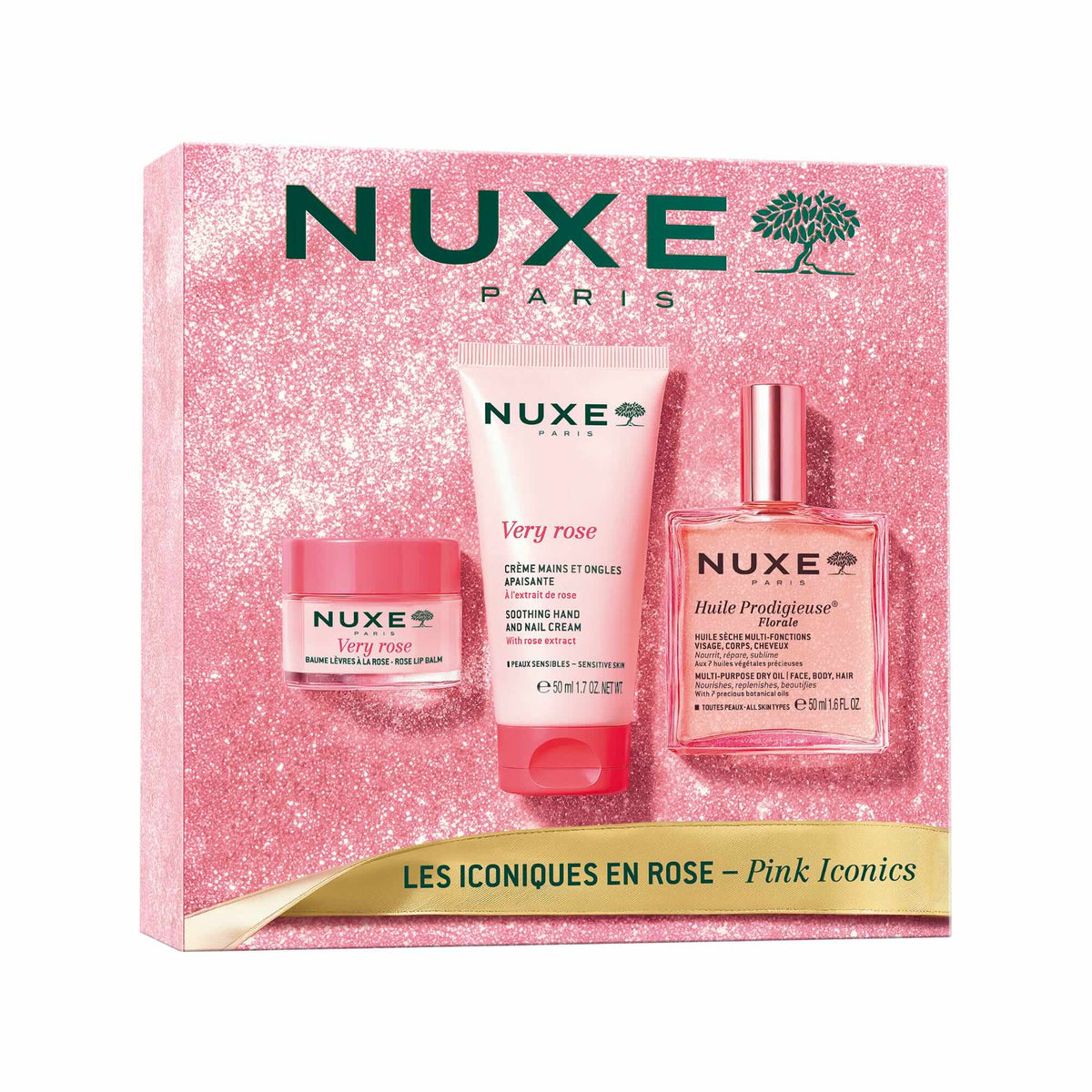 Set de Navidad Icónicos en Rosa