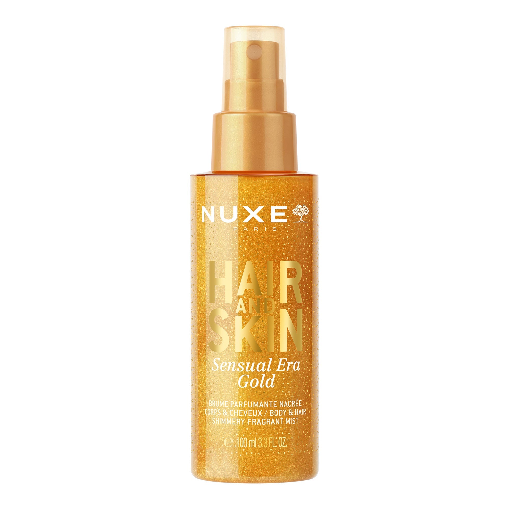 Brume parfumante nacrée corps et cheveux - Sensual Era Gold - NUXE