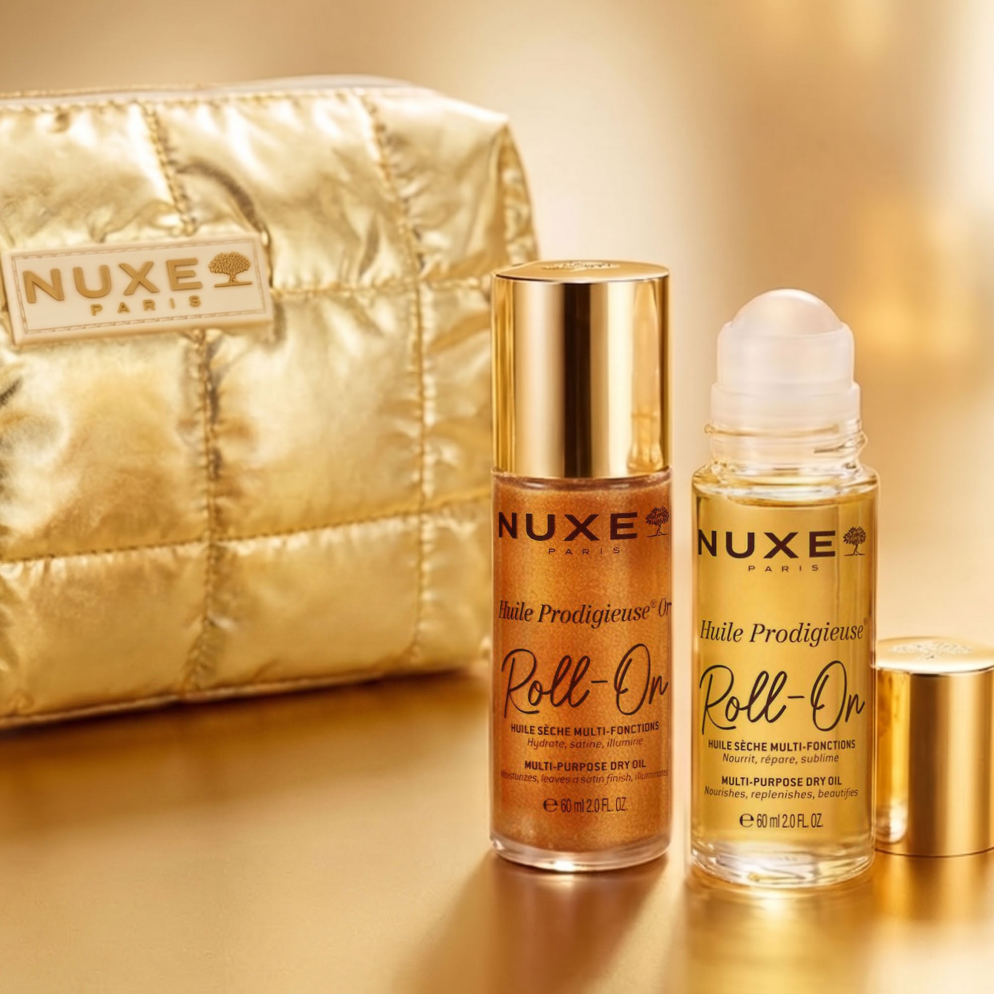 Duo Huile Prodigieuse® Roll-On Clásico y Oro