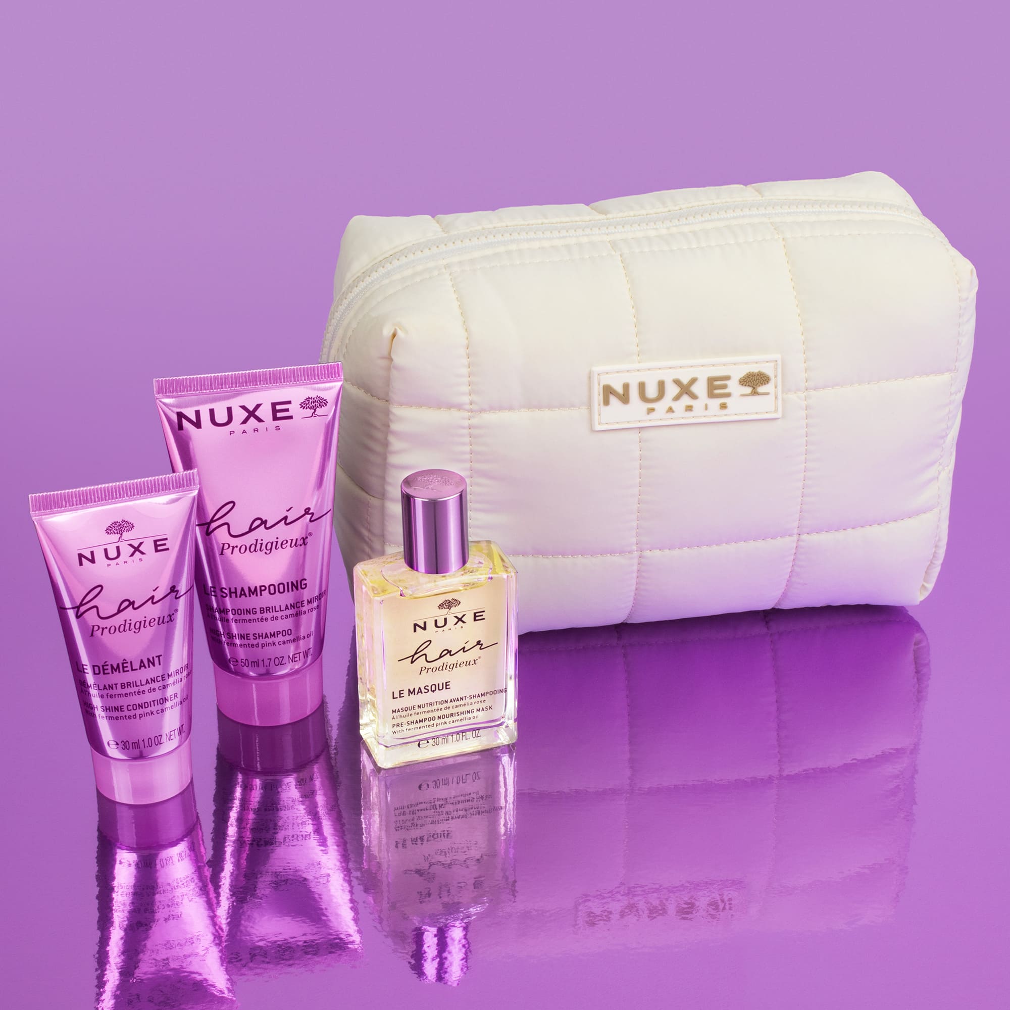 Ma routine cheveux brillants - NUXE